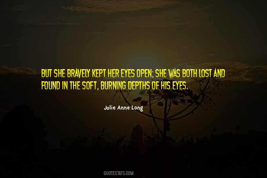 Lost In His Eyes Quotes #340545