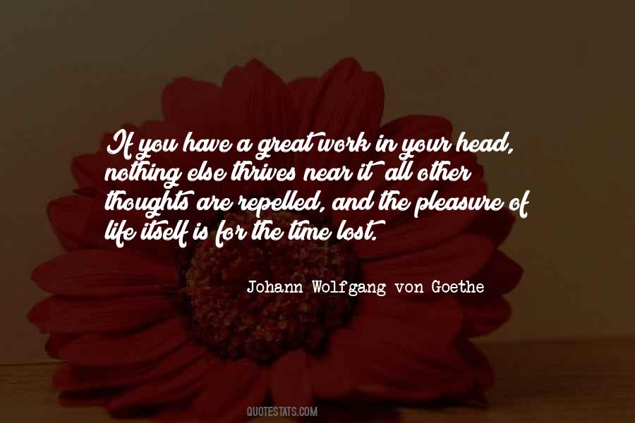 Lost In My Own Thoughts Quotes #183250