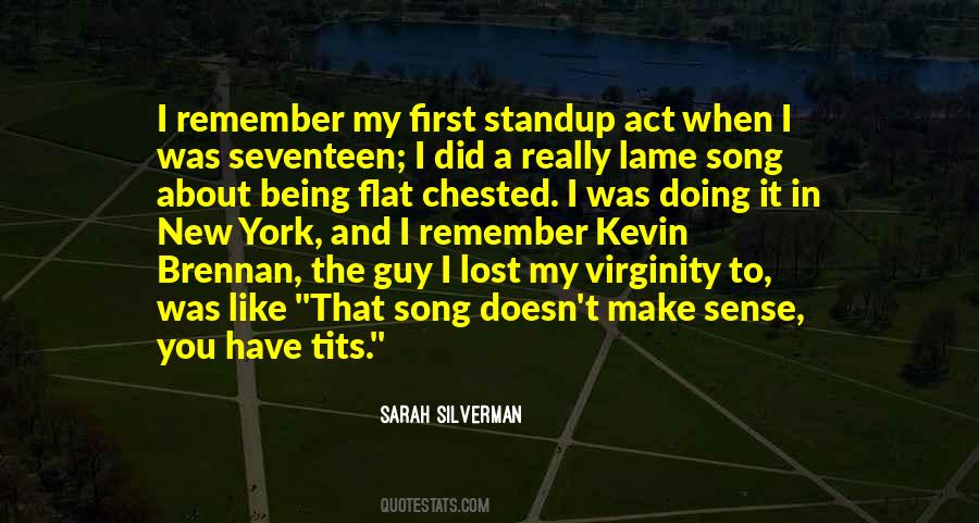 Lost My Virginity Quotes #84865