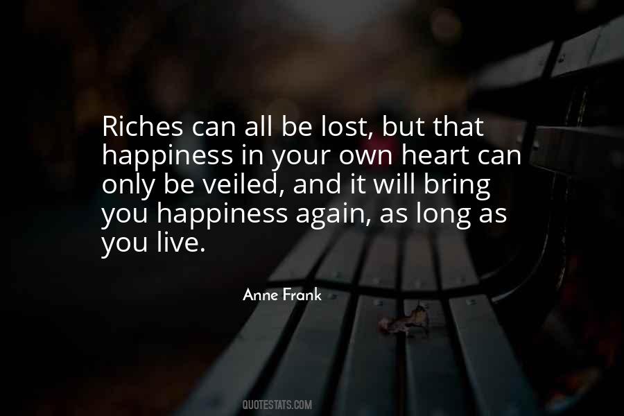 Lost Riches Quotes #1332796