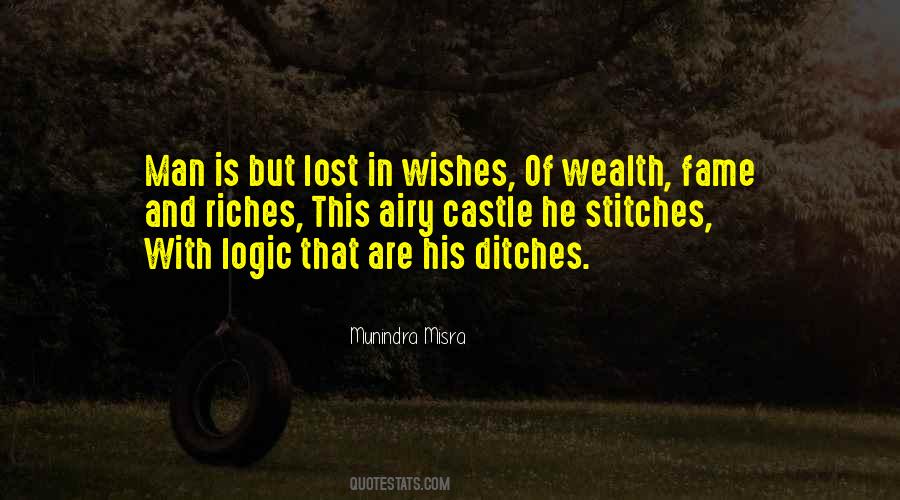 Lost Riches Quotes #329671