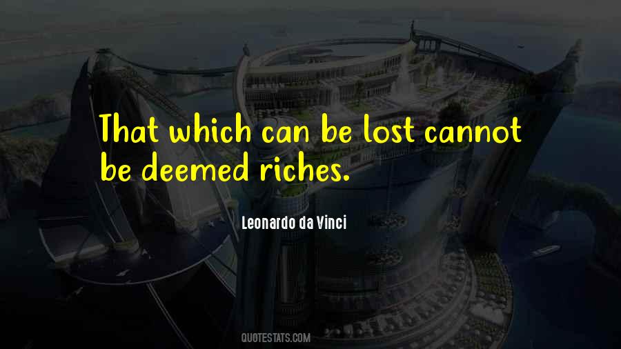 Lost Riches Quotes #859413