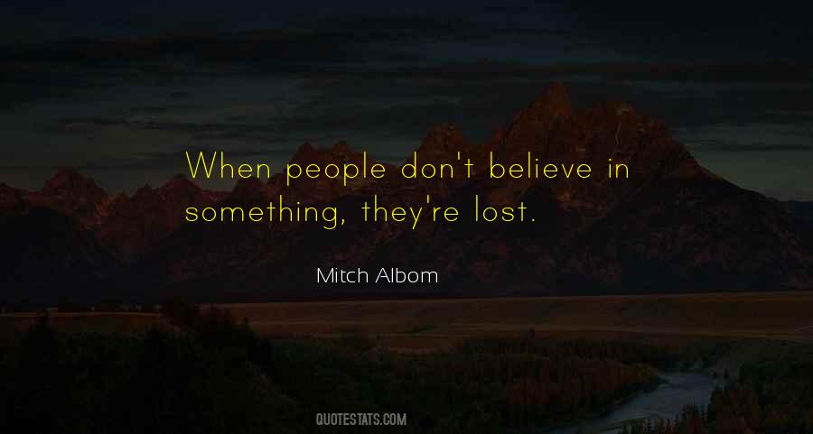 Lost Something Quotes #11540