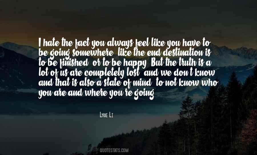 Lost Somewhere Quotes #379453