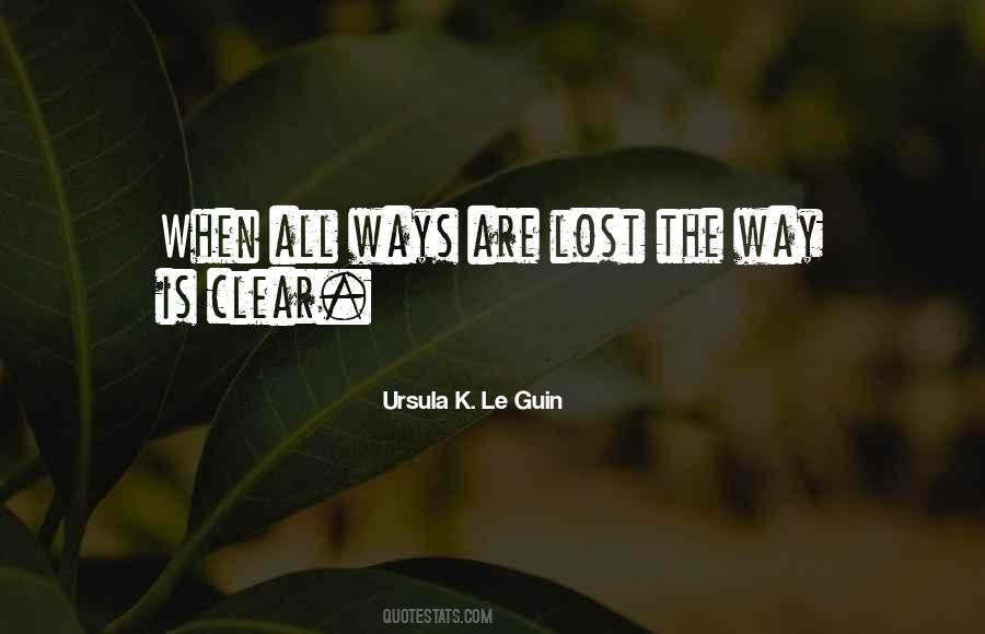 Lost The Way Quotes #1388012