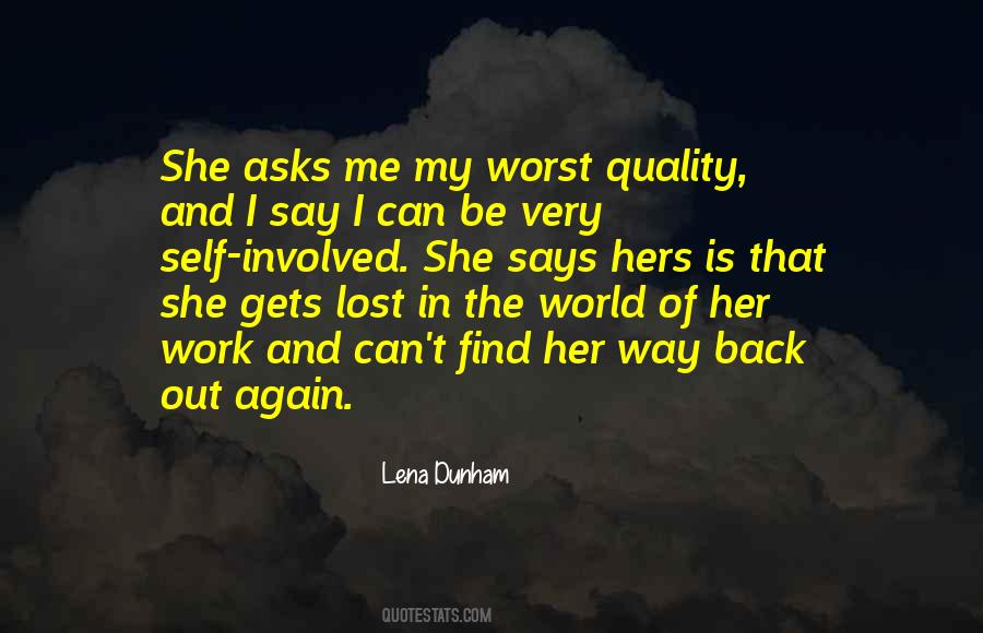 Lost The Way Quotes #215881