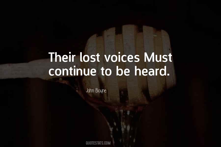 Lost Voices Quotes #1838686