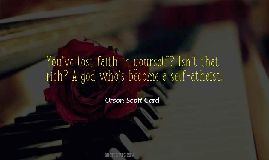 Lost Without God Quotes #141856