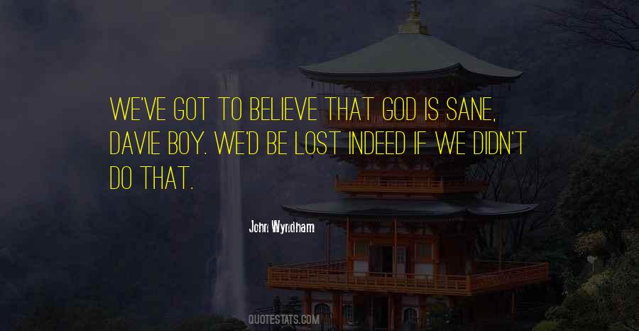 Lost Without God Quotes #56442