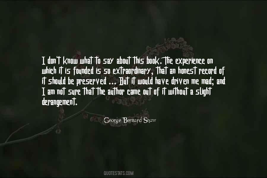 Quotes About Derangement #1184320