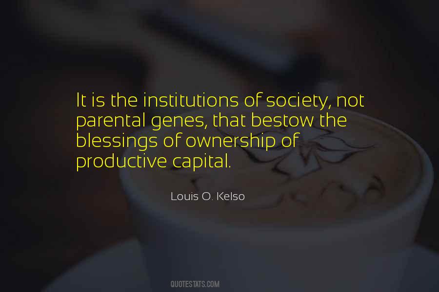 Louis Kelso Quotes #284166