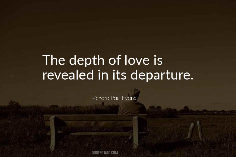 Quotes About Depth Of Love #1602665