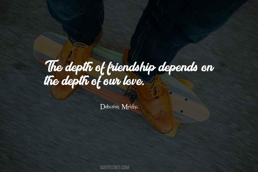 Quotes About Depth Of Love #315595