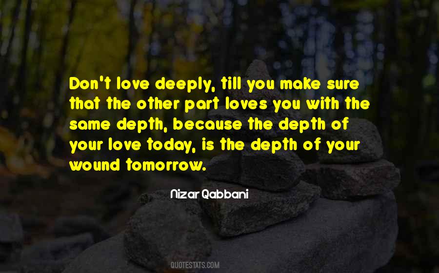 Quotes About Depth Of Love #764572