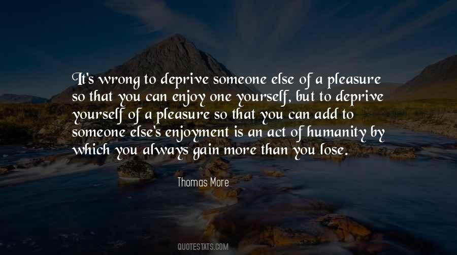 Quotes About Deprive #1771351