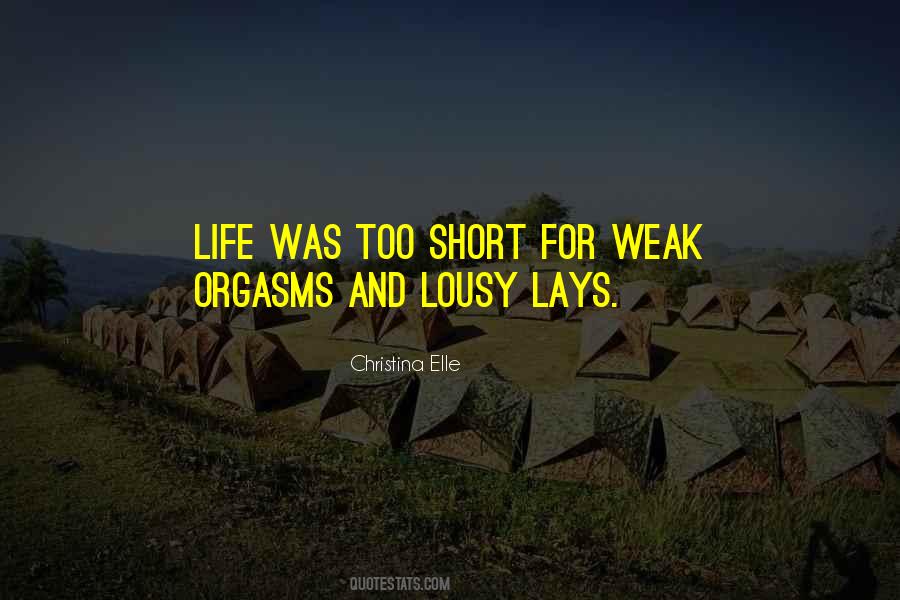 Lousy Life Quotes #1842624