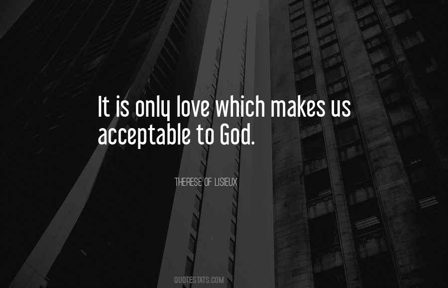 Love Acceptable Quotes #920002