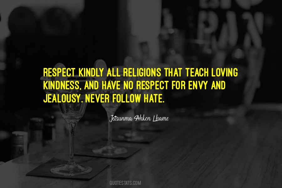 Love All Religions Quotes #1294707