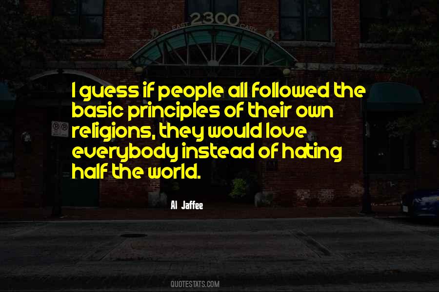 Love All Religions Quotes #1391437