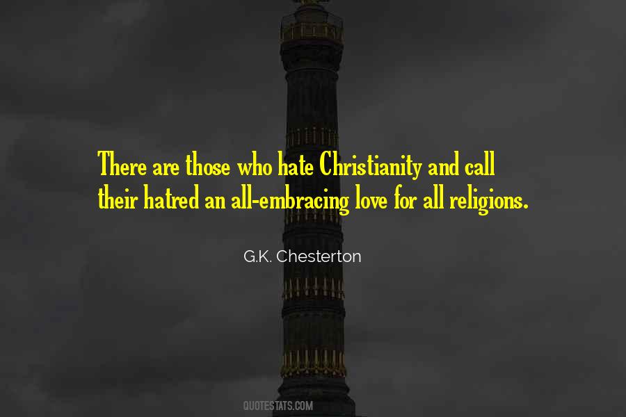 Love All Religions Quotes #396521