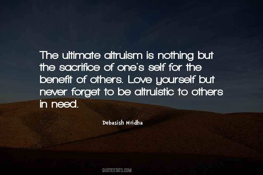 Love Altruism Quotes #1110099
