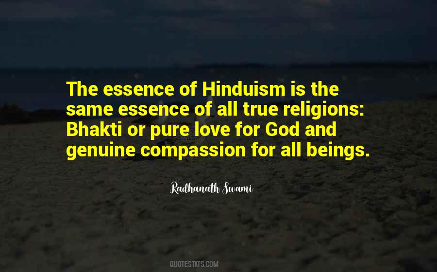 Love An Essence Of All Religions Quotes #1749264