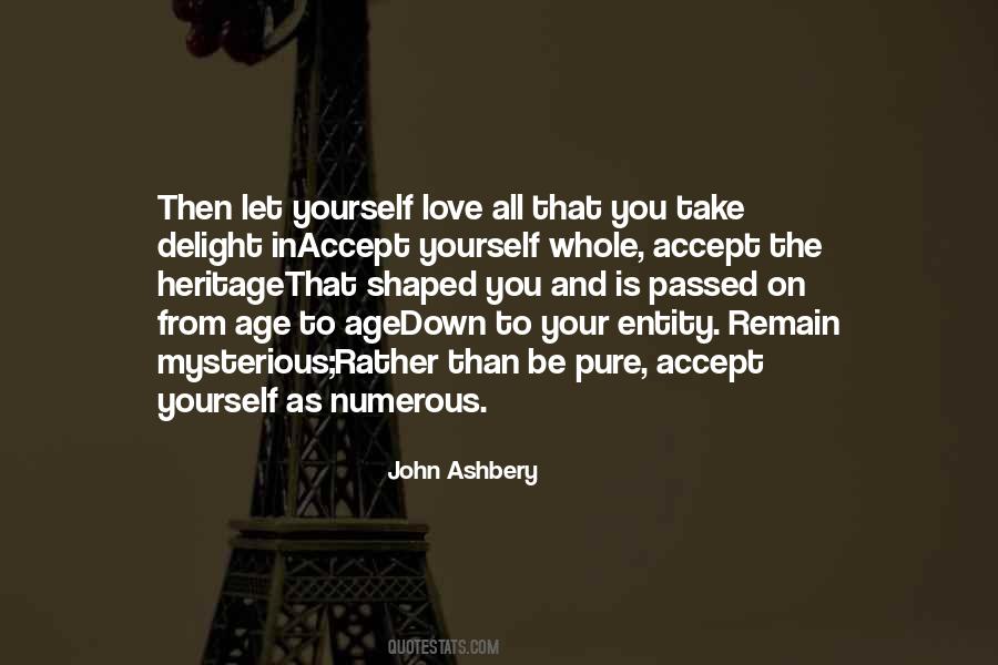 Love And Accept Yourself Quotes #1398001