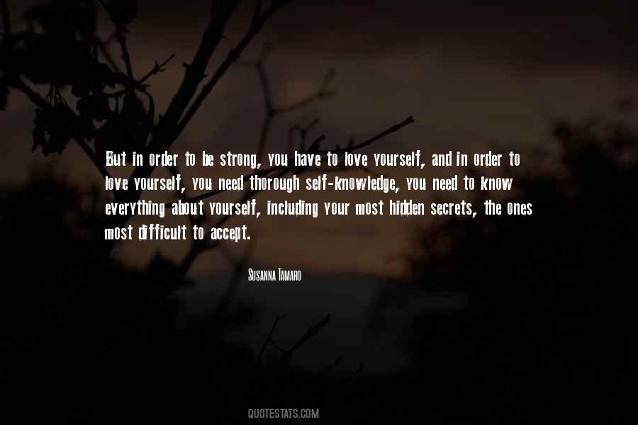 Love And Accept Yourself Quotes #145313