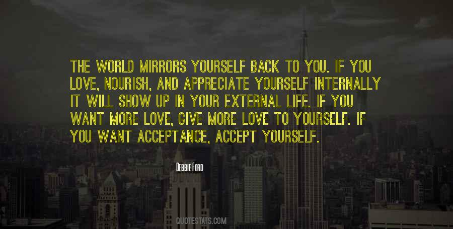 Love And Accept Yourself Quotes #1819972