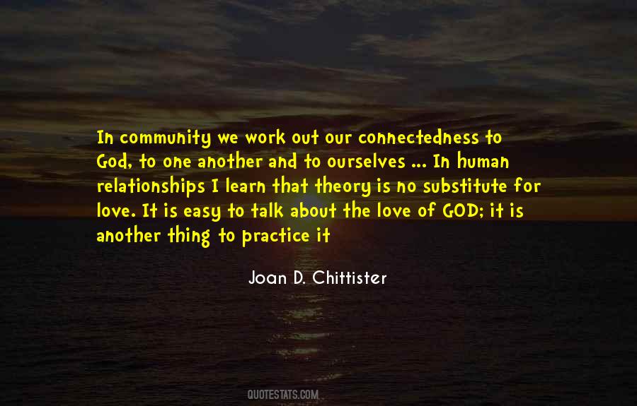 Love And Connectedness Quotes #1081053