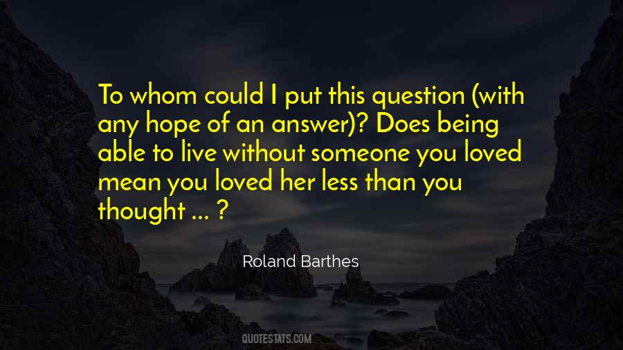 Love Answer Quotes #170390