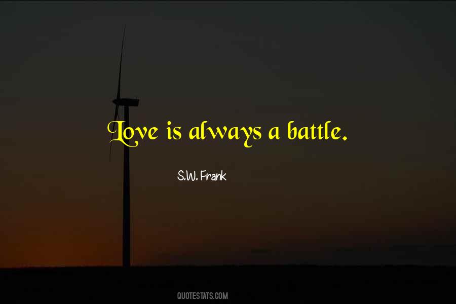 Love Battle Quotes #32595