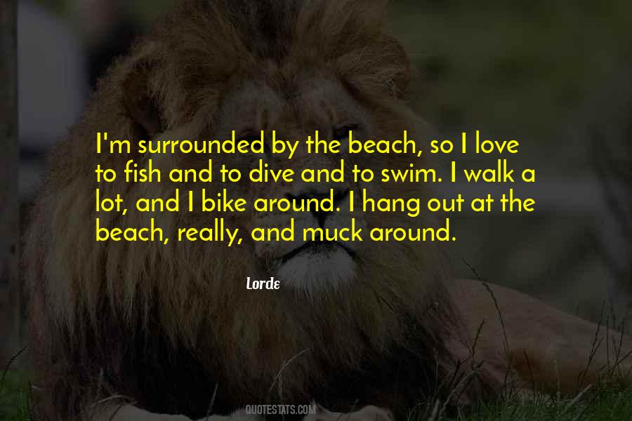 Love Beach Quotes #1146778