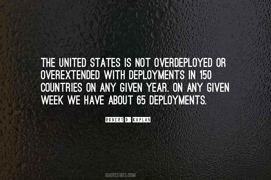Quotes About Deployments #1209684