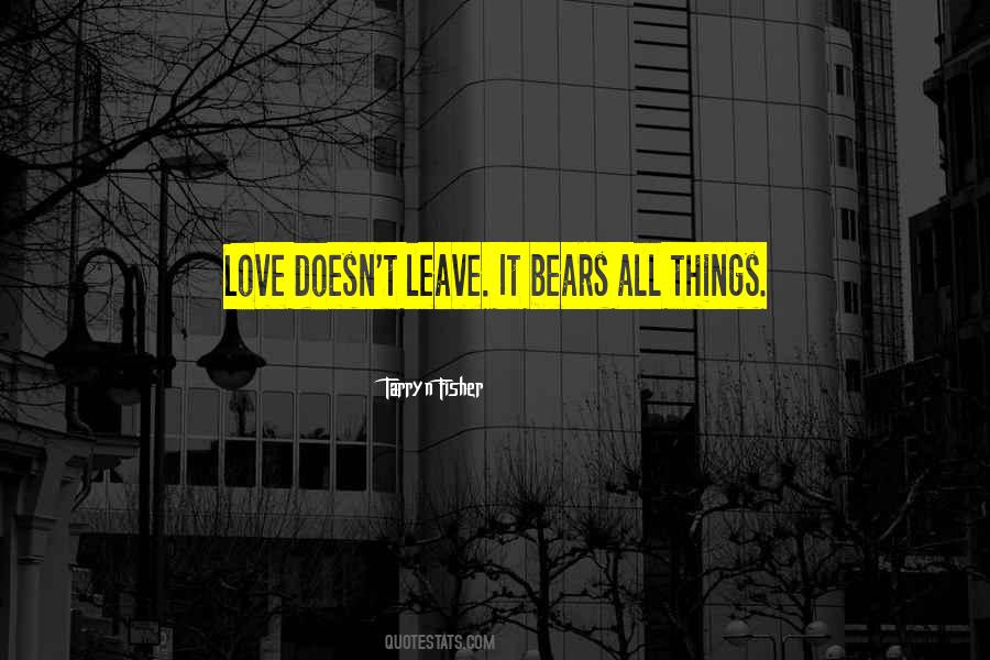 Love Bears Quotes #912590