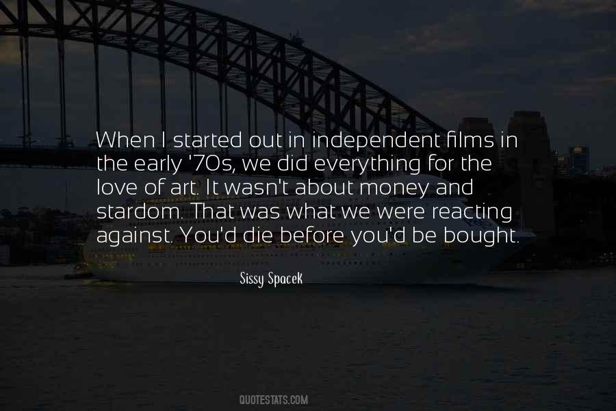 Love Before Money Quotes #1757381