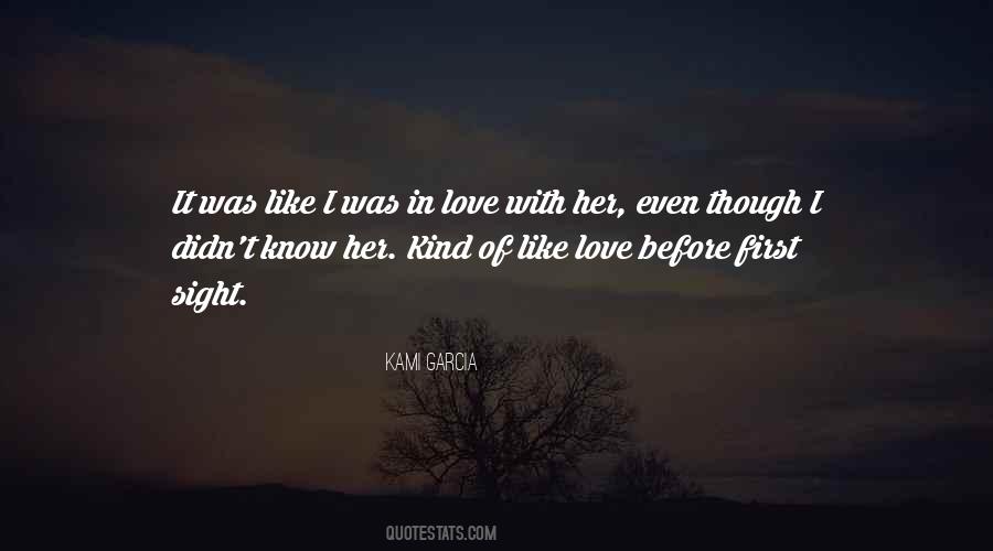 Love Before Quotes #1697968