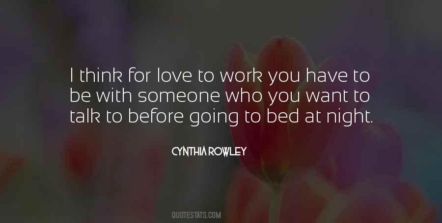 Love Before Work Quotes #1133449