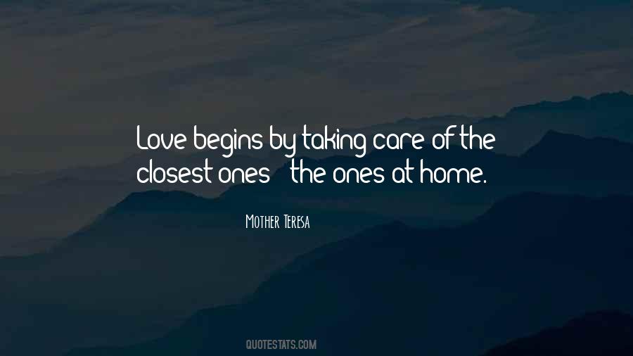 Love Begins Quotes #136559