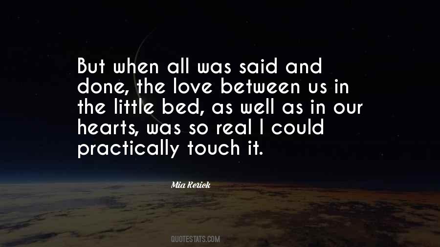 Love Between Us Quotes #1368899