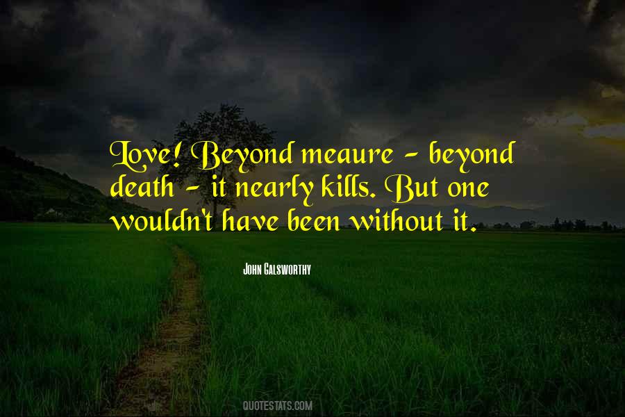 Love Beyond Quotes #1493990
