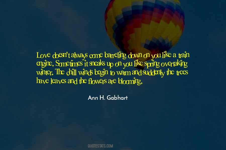 Love Blooming Quotes #1021243