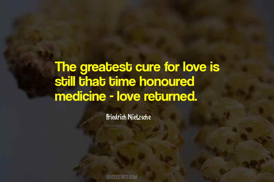 Love Can Cure Quotes #1142206