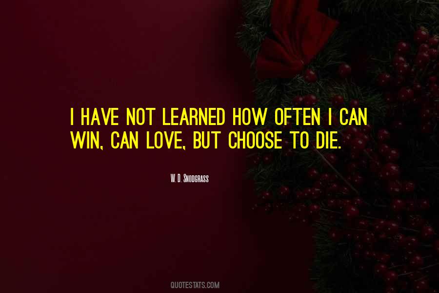 Love Can Die Quotes #611677