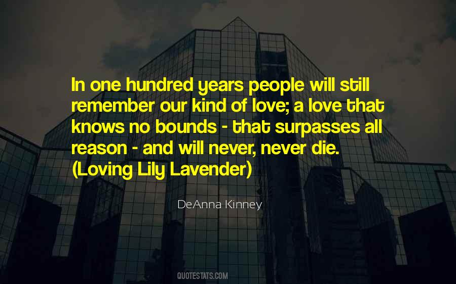 Love Can Never Die Quotes #815363