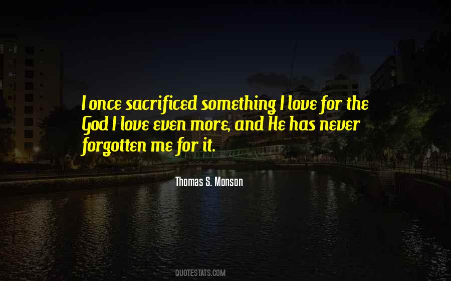 Love Can't Be Forgotten Quotes #8183