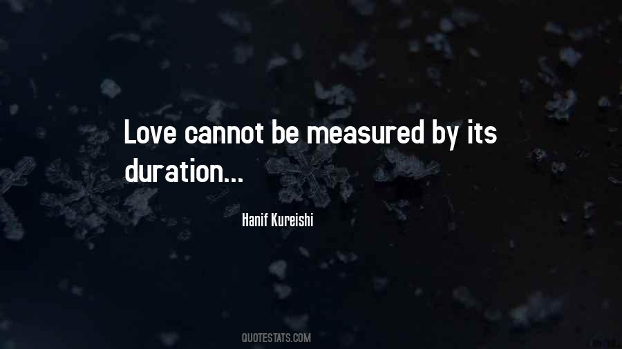 Love Can't Be Measured Quotes #485801