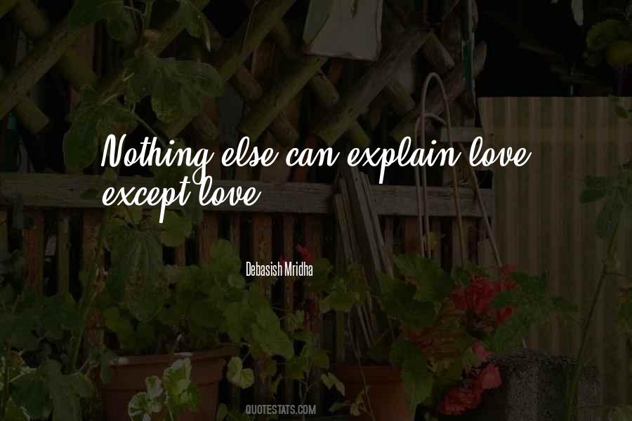 Love Can't Explain Quotes #1639352