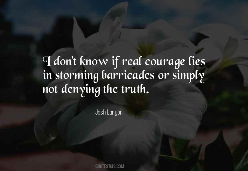 Quotes About Denying Truth #722322