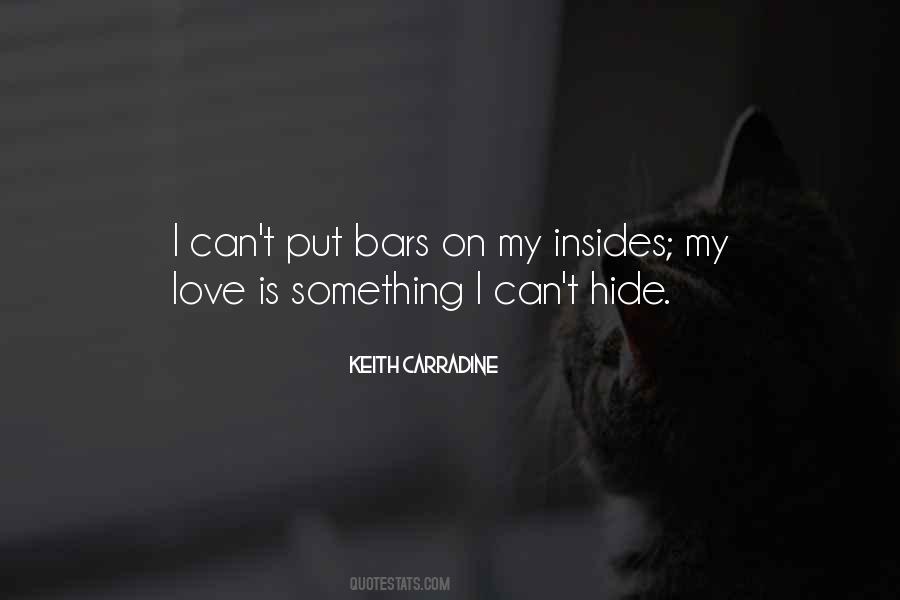 Love Can't Hide Quotes #1104557